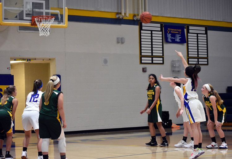 Blue Ridge Middle School girls basketball team beats Highlands